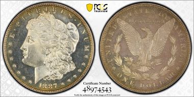 1887 $1 PR63