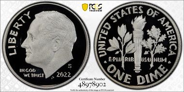 2022-S 10C Silver PR69DCAM