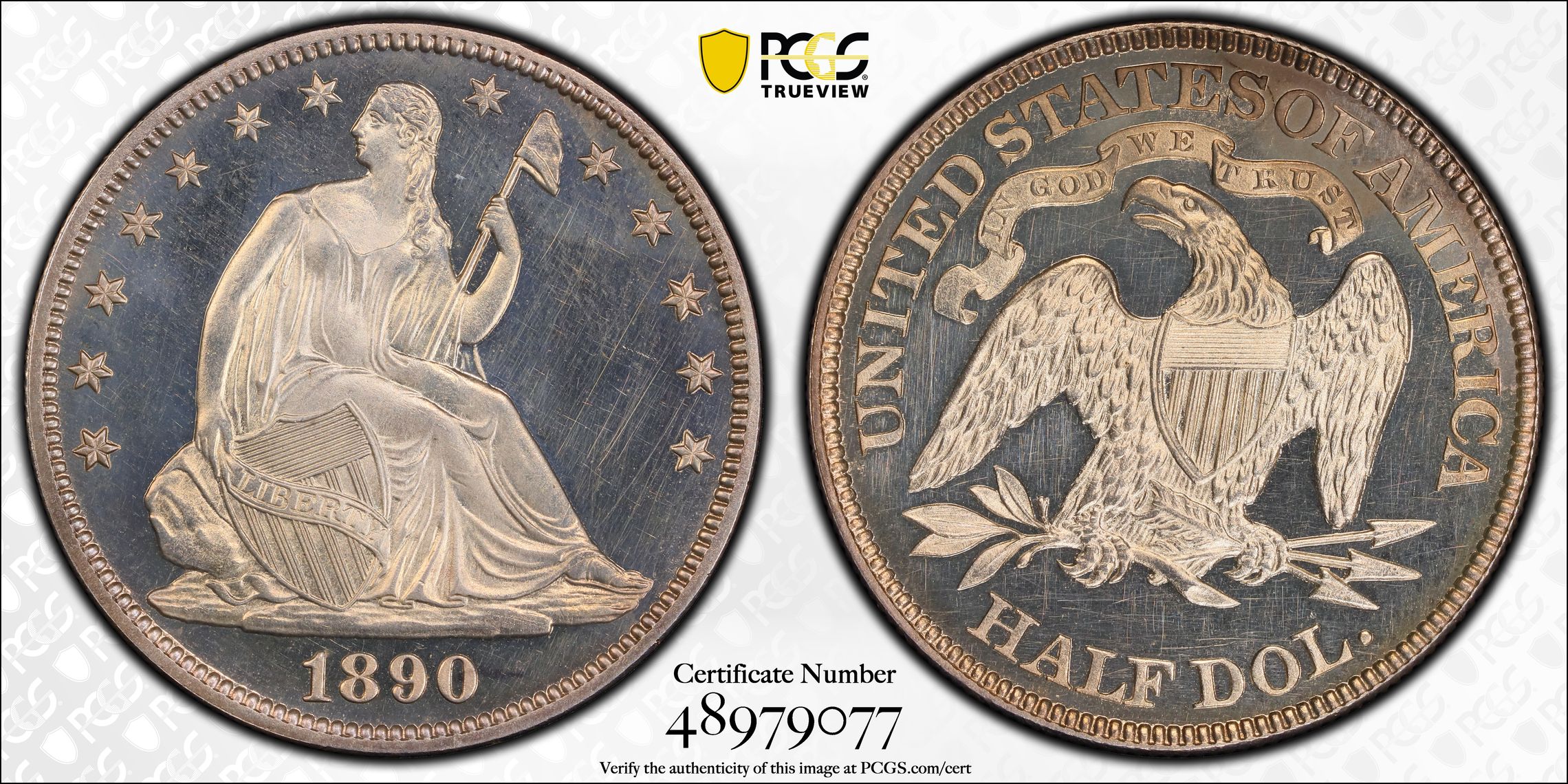 PCGS Certificate Verification Coin Details for Cert #48979077