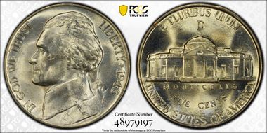 1943-D/D 5C RPM FS-501 MS65FS