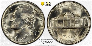 1945-P 5C TDR FS-804 MS66