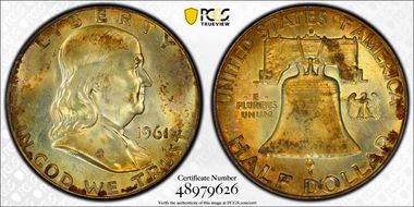 1961-D 50C MS66