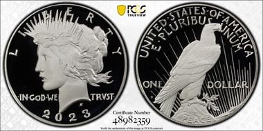 2023-S $1 Peace Dollar PR69DCAM