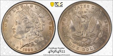 1889-O $1 MS62