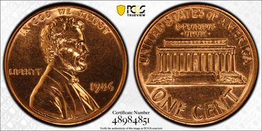 1986 1C MS64RD
