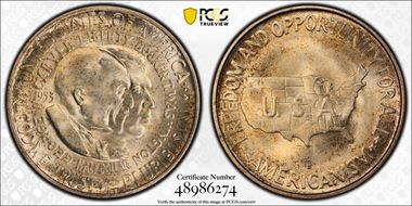 1953-S 50C Washington-Carver MS67