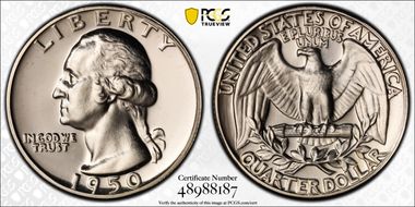 1950 25C PR67