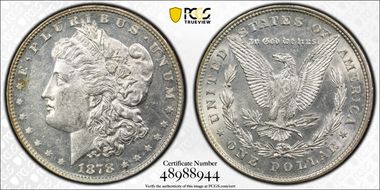 1878 8TF $1 VAM 14.11 Wild Eye AU55