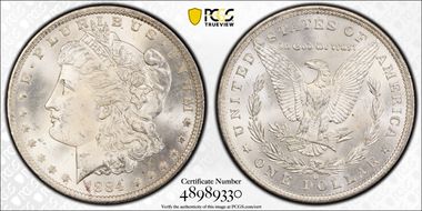 1884-O $1 MS64