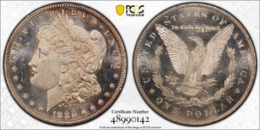 1880/79-CC $1 Reverse of 1878 MS62PL
