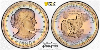 1980-S SBA$1 PR68DCAM