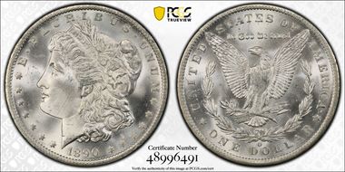 1890-O $1 MS66