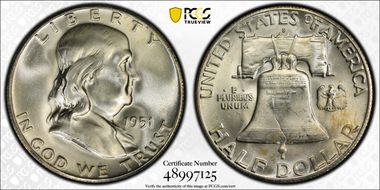 1951-S 50C DDR FS-801 (011.5) MS65FBL