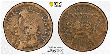 1690 May 1/2 Cr S-6580B Gun Money N1