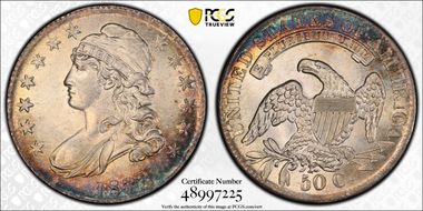 1833 50C MS62