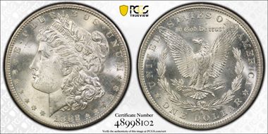 1882-S $1 MS65