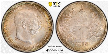1915 Corona KM-2820  Ag MS65