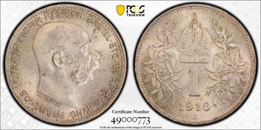 1916 Corona KM-2820  Ag MS64
