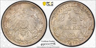 1918-D 1/2 Mk J-16 MS66