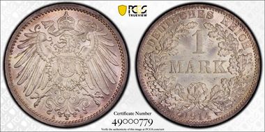 1914-A Mark J-17 Ag MS65