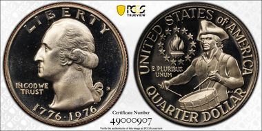 1976-S 25C Clad PR68DCAM