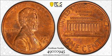 1992-D 1C Close AM AU58BN