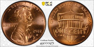 2022-D 1C Shield MS66RD