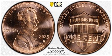 2023-D 1C Shield MS66RD