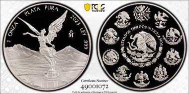 2023-Mo Onza Libertad Ag PR69DCAM
