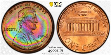 1996-D 1C MS66RB