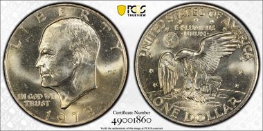 1973-D $1 MS66