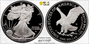 2024-W  $1 Silver Eagle First Strike PR69DCAM