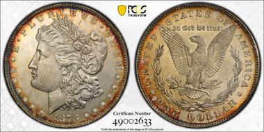 1878 8TF $1 MS62
