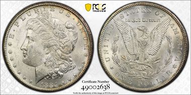 1884-CC $1 MS62