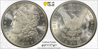 1879-S $1 MS67+