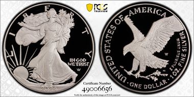 2024-W  $1 Silver Eagle First Strike PR70DCAM