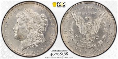 1878 7/8TF $1 Strong, VAM 38, 7/5 N1