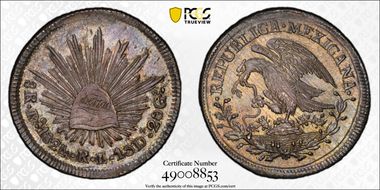 1824-Do RL 8 R KM-376.4 Lg. Lib. Sub. Snake MS65