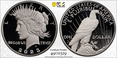 2023-S $1 Peace Dollar First Strike PR69DCAM