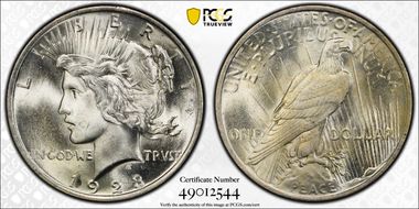 1923 $1 MS64