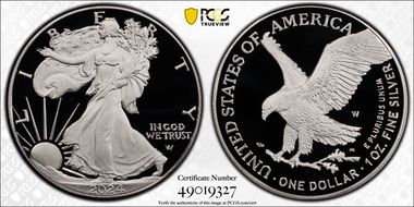 2024-W  $1 Silver Eagle First Strike PR70DCAM