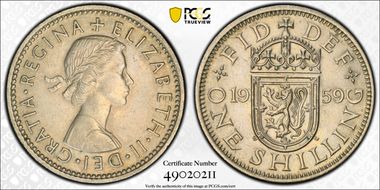 1959 Shil S-4148 Scottish Rev AU58