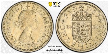 1961 Shil S-4147 English Rev MS63