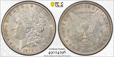 1879-O $1 AU50