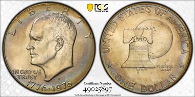 1976-D $1 Type 1 MS66