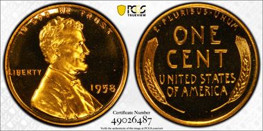 1958 1C PR67CAM