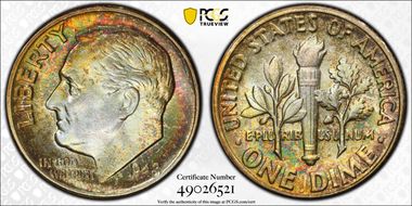 1948 10C MS67+ FB