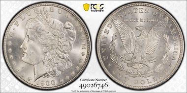 1900 $1 MS66+ 