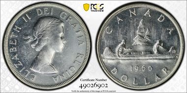 1960 S$1 MS62