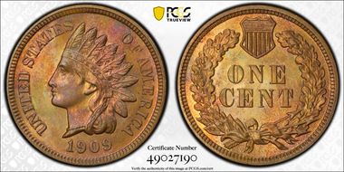 1909 1C Indian PR64RB